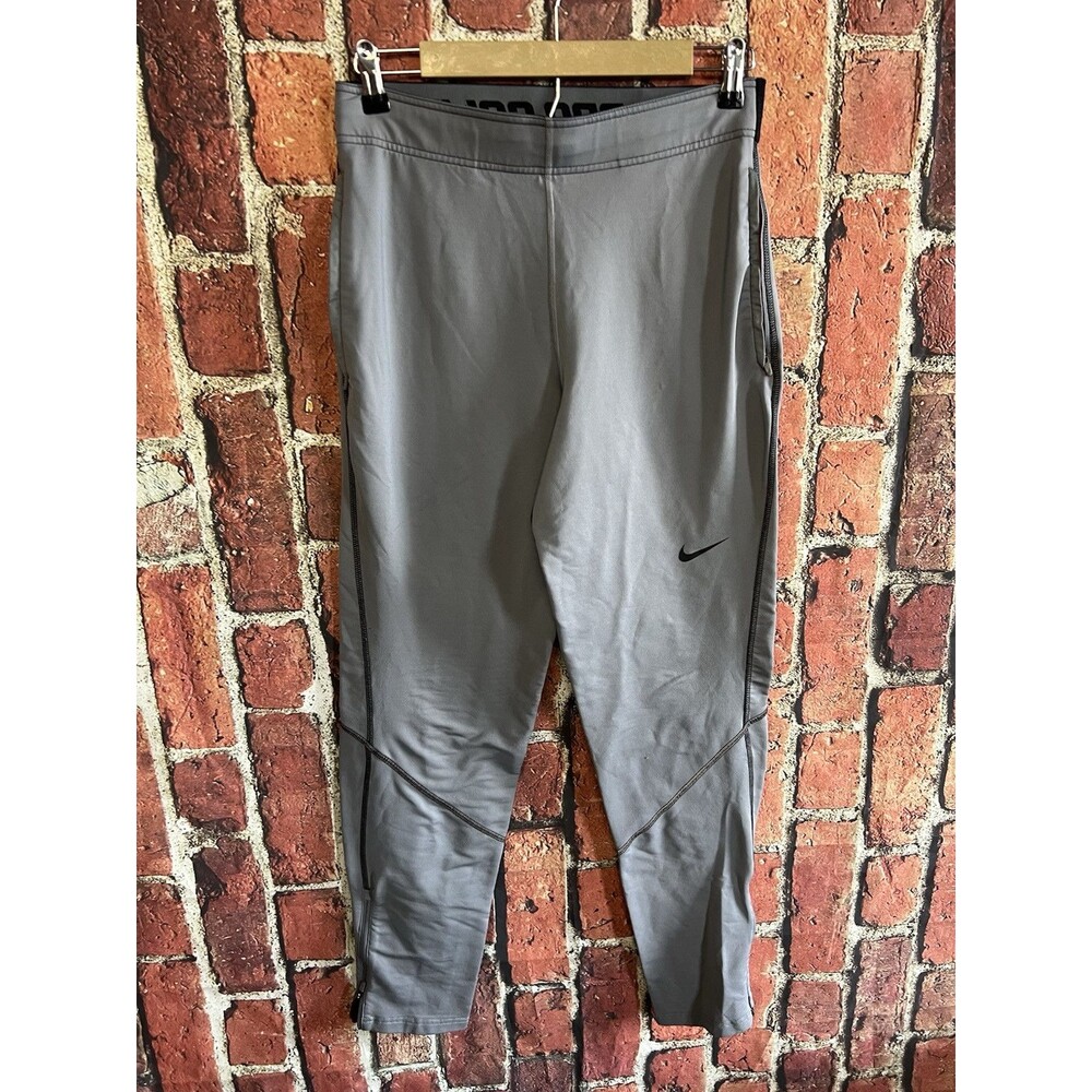 Nike Pro Combat Mens Gray HyperWarm Pants Size Medium 624876-065 Pull On
